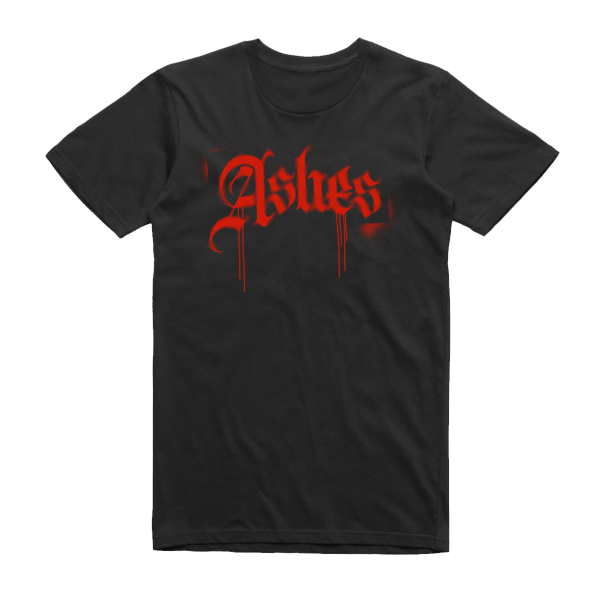 CAMISETA ASHES NEGRA