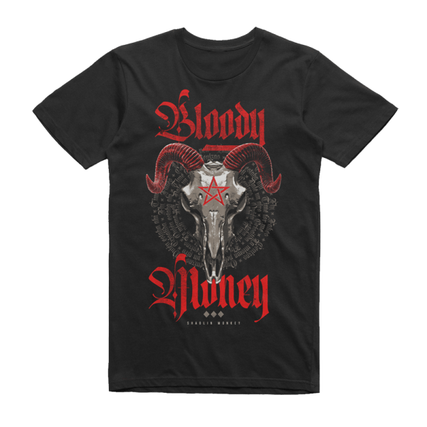 CAMISETA BLOODY MONEY NEGRA