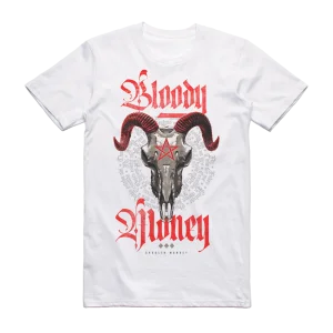 CAMISETA BLOODY MONEY BLANCA