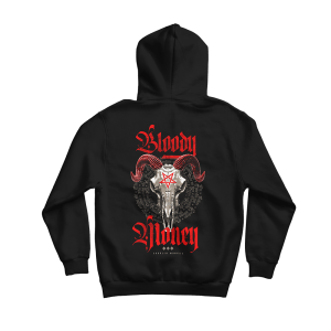 SUDADERA BLOODY MONEY NEGRA