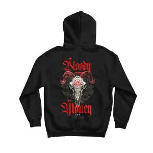 SUDADERA BLOODY MONEY NEGRA