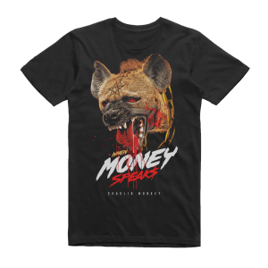 CAMISETA MONEY SPEAKS NEGRA