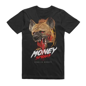 CAMISETA MONEY SPEAKS NEGRA